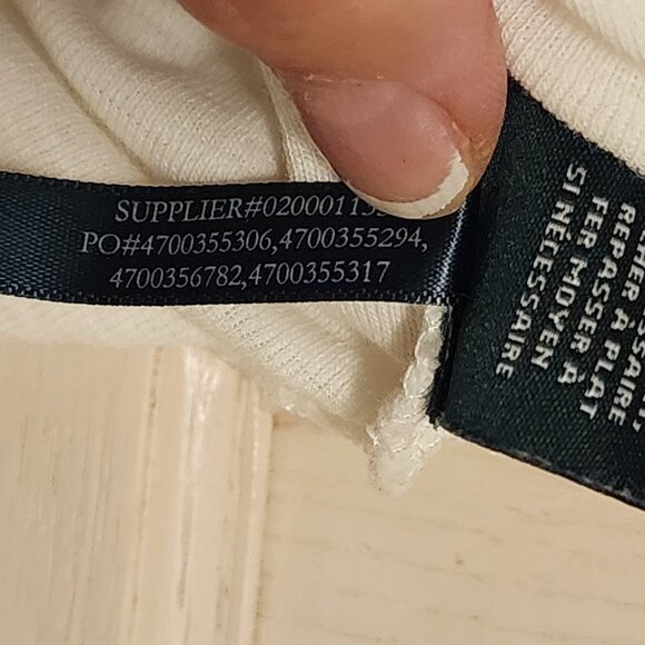 Ralph Lauren | White Macrame trim | 100%‎ cotton knit Tank | Large - Picture 4 of 7